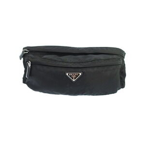Prada belt bag black waist Body Bum Crossbody Bag Black